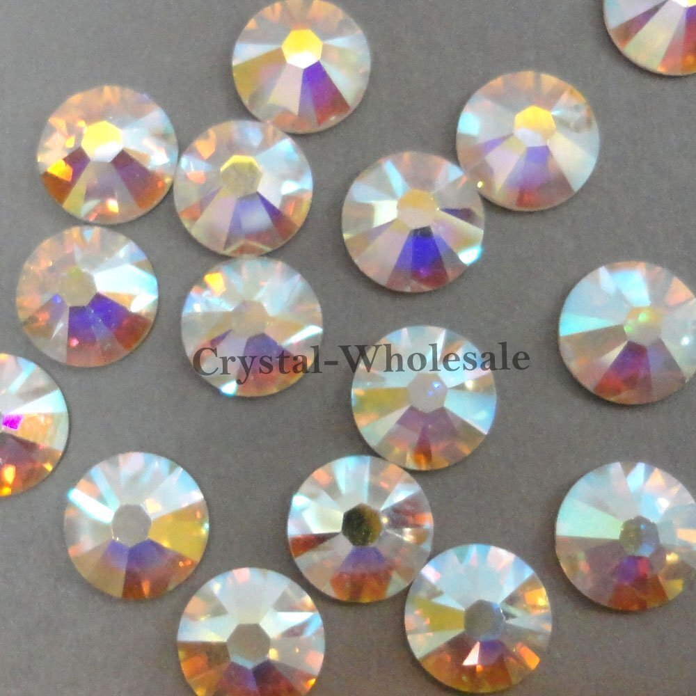 5782 144 pcs Austrian 2088 12ss 3mm Flatback Rhinestones ss12 Crystal AB
